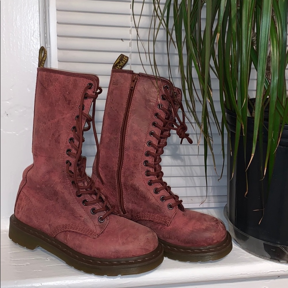 Vintage Maroon Dr. Martins